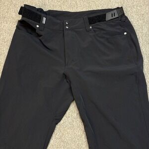 ZOIC Edge Pants Mens XL Black Cargo Outdoor Hiking Cycling Pants